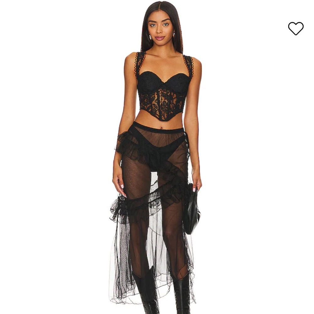 Free People Sheer Slip Skirt